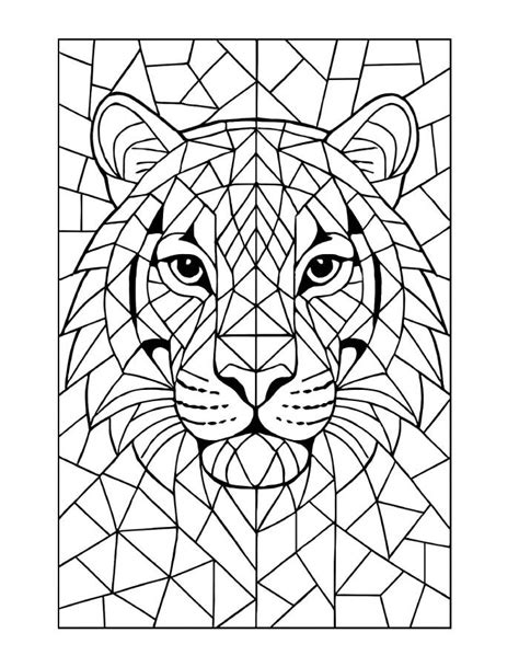 Mosaic Coloring Sheets