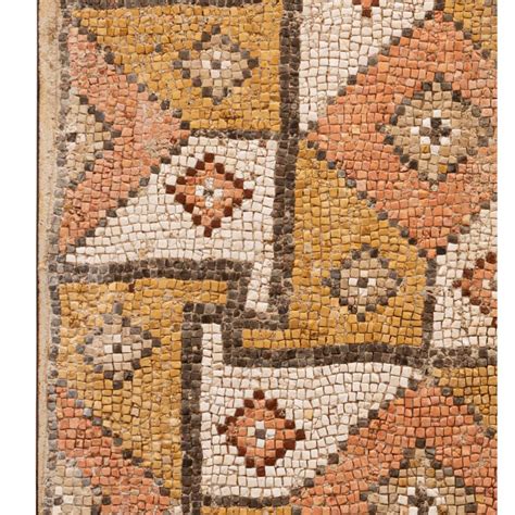 Mosaicist noted for his large tesserae designs set into the floor of ...