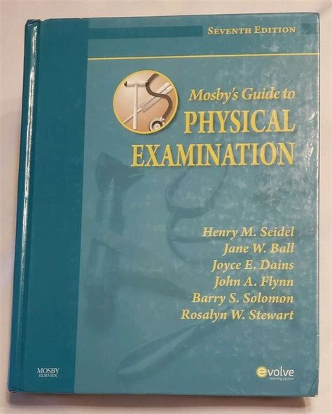 Mosby guide to physical examination chapter. - Schriften zur kulturgeschichte der renaissance, reformation und gegenreformation.