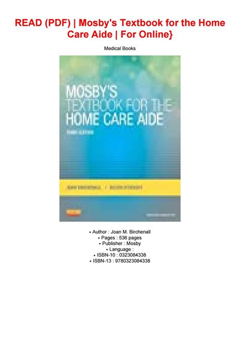Mosby s textbook for the home care aide text and. - Psychiatry made simple dr petes guide to your mental health.