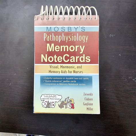 Download Mosbys Pathophysiology Memory Notecards Visual Mnemonic And Memory Aids For Nurses By Joann Zerwekh