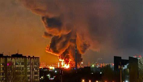Moscow strives to decrease aviation fuel regulations following bombings on petroleum plants.