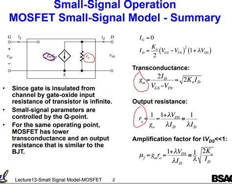 Mosfet small signal parameters. Things To Know About Mosfet small signal parameters. 