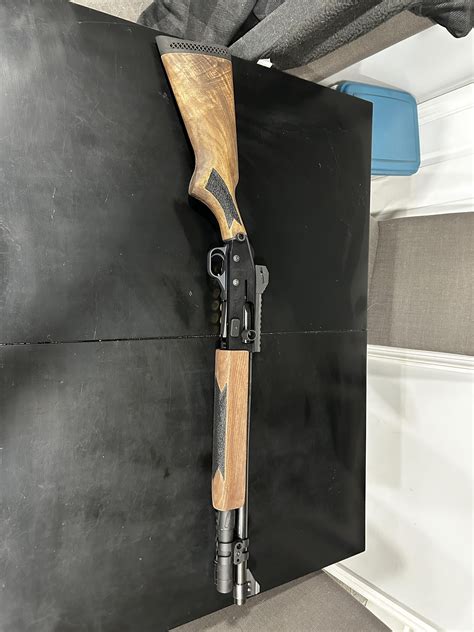 Mossberg 930 wood furniture. May 5, 2015 · #1 We just took delivery of a new Mossberg 930 All Purpose 28" with Walnut furniture to have a more 'traditional' looking 930 in the fleet for sporting clays and other 'non-3-gun' purposes. Of course, it immediately got a Marine Spacer Tube and follower upgrade, but things got weird when it was time for an alloy forearm retainer. 