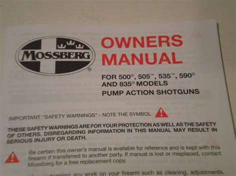 Mossberg shotgun 500 ar free owners manual. - Manuale di riparazione del servocomando leblond.