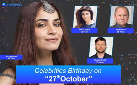 Most Famous British Birthdays in October 27