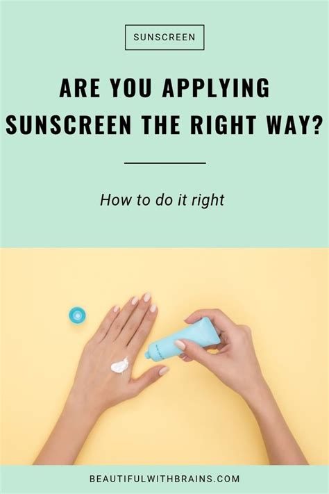 Most People Apply Sunscreen Wrong. Are YOU Doing It Right?