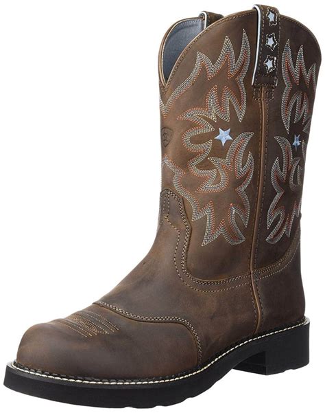Most comfortable cowboy boots. Price changes one size down. 10. Rocket Dog Women’s Sheriff Saloon Western Boots. Rocket Dog’s Sheriff Saloon Western boots are mid-rise and high-heeled, with a very elegant feel to them. They are available in many sizes and widths, which makes them a choice for both very narrow and very wide feet. 