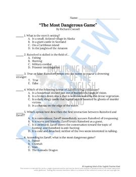 Most dangerous game unit test study guide answers. - Economía industrial y agrícola en méxico ante la apertura.