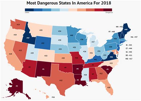 Most dangerous states in usa. > Most dangerous city: Augusta (402.1 violent crimes per 100,000 people) ... Firearm deaths – both accidental and intentional – are more common in Alabama than in most of the United States. 