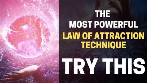 Most powerful manifestation technique. In this article, I will present the most powerful manifestation techniques that guarantee results for anyone, regardless of the circumstances. After we delve into some commonly … 