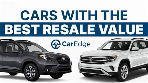 Most resale value car. Kelly Blue Book named the following as the vehicles with the highest resale value in a recent year: Toyota Tacoma, Tundra, Avalon, Prius Prime, and Highlander; Lexus luxury sedans. After five years, the following vehicles retained 50 percent or more of their value, according to the car website Jalopnik: Chevy Colorado. 
