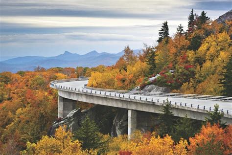 Most scenic parts of Skyline, Blue Ridge Parkway, Smoky Moun