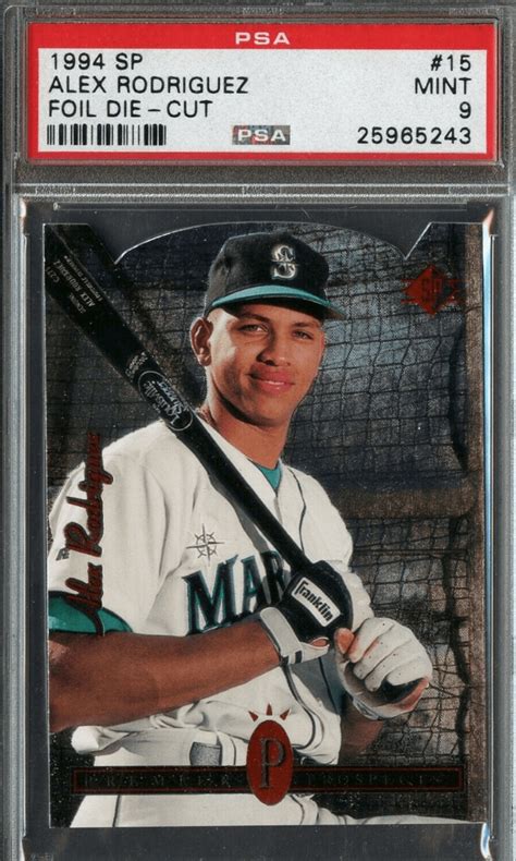 Card Number NM-MT 8 MT 9 GEM-MT 10 Alex Rodriguez (R) (5000) Shop with Affiliates 10 85-350-3,400+ Shop with Affiliates Complete Set (10) Notes about 1994 Leaf Limited Rookie Phenoms The official price guide for PSA-certified collectibles Sponsored Ads .... 