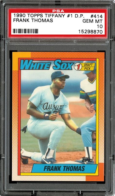 Most valuable topps tiffany cards. It might not be the most valuable Frank Thomas Rookie Cards, but the 1990 Score might be the most aesthetically pleasing. ... It is believed that the 1990 Topps Tiffany Frank Thomas has a print ... 