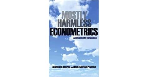 Download Mostly Harmless Econometrics An Empiricists Companion By Joshua D Angrist