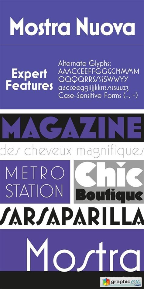 Mostra Nuova Font Family » Free Download Vector Stock Image Icon