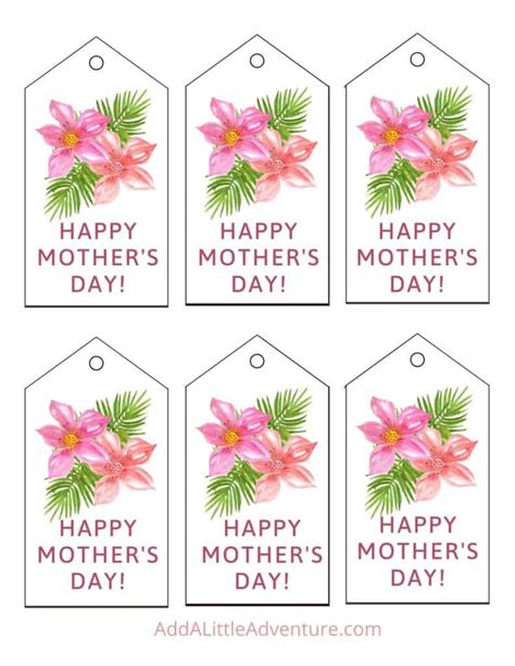 Mother S Day Tags Free Printable Free Gift Tags Mother S Day Diy Mother S Day Printables