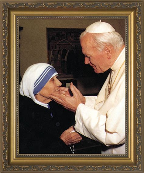 Mother Teresa And Pope John Paul Ii