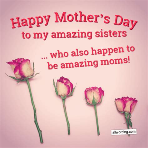 Mothers Day Poem For Sister. Mothers Day poems can be given to just about any mother you know. This happy Mothers Day poem for sister acknowledges her growth as a person. Use this poem for Mothers Day in a card or with a gift. Mothers Day Poem For Sister . 