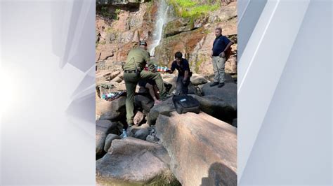 Mother rescued with daughter at Kaaterskill Falls