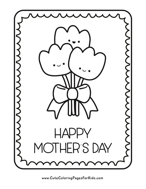 Mothers Day Pictures Coloring Pages