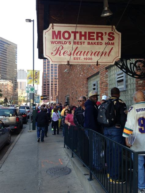 Mothers in new orleans. Mother's is pleased to announce its new... Oct 23, 2023. We are super excited to announce we... Dec 1, 2021. One of NOLA’S Best Breakfast Restaurants! Signature... Oct 14, 2021. During and after World War II, Mother’s became a local hang-out for “the few and the proud” – the U.S. Marine Corps. The Marine spirit was in the family ... 