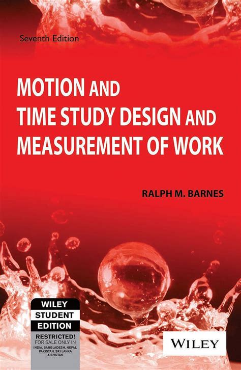 Motion And Time Study By Barnes