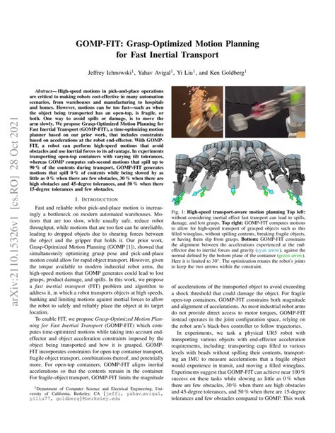Motion Planning With Inertial Constraints