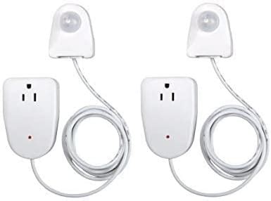 Motion Sensor Outlet Device, 2 Pack Plug In Motion Sensor Device
