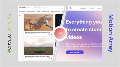 Motion array vs envato vs storyblocks.  When selecting the best platform to down...