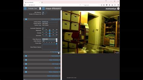 Motion eye os. I have motioneye running in a docker container on raspberry pi OS on a raspberry pi 4. I have a USB microphone attached, I want to record audio with the video files, in the same file if this is pos... 