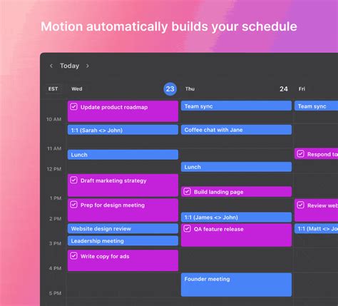 Motion layout.  Motion Pricing | Automatically prioritize tasks, schedule meetings, and r...