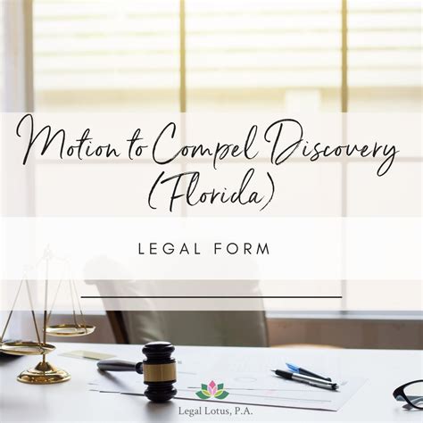 Motion to Compel DIscovery FLORIDA Etsy