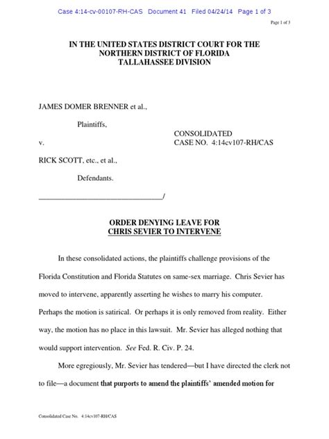 Motion to dismiss Chris Sevier lawsuit