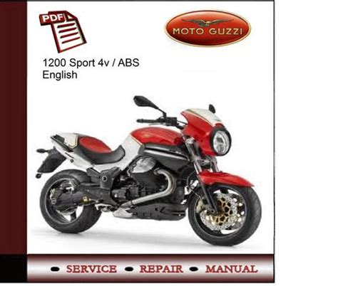 Moto guzzi 1200 sport 4v abs service repair manual 2008 2012. - Descargar manual opel astra gtc 2005.