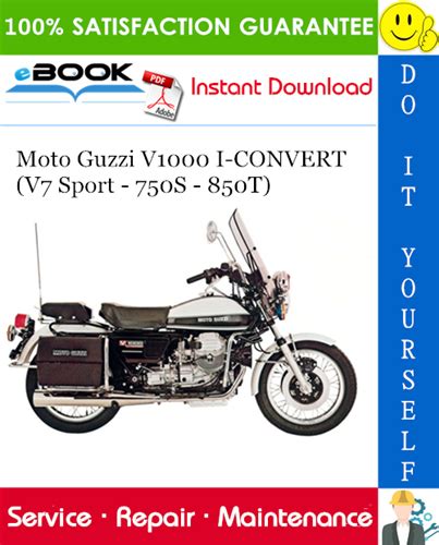 Moto guzzi v1000 converto v7 sport 750s 850t servizio riparazione manuale download. - Sexuality and disability a guide for everyday practice.