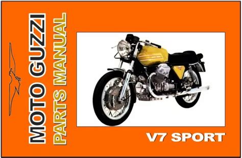 Moto guzzi v7 sport replacement parts manual 1973. - Einführung in die erd- und landschaftsgeschichte.