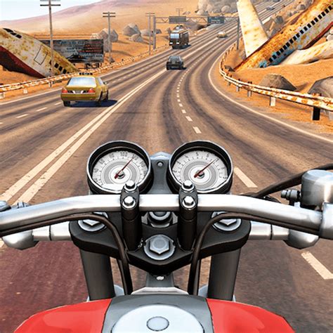 Controles: Moto Road Rash 3D es un juego bien hecho en el que controlarás una bicicleta con mucho tráfico. Tu objetivo es evitar todos los autos que te rodean y llegar a la meta lo más rápido que puedas. Por cada tarea que complete, obtendrá una recompensa que puede servirle para comprar una moto nueva o para mejorar la antigua..