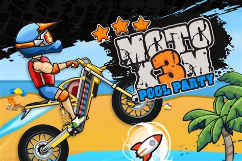 Throw a leg over your motorcycle and get going on the most epic ride of your life! Get to the chequered flag in one piece to win! Moto X3M, Moto X3M Pool Party, and Moto X3M Winter are fun games to play in your desktop or mobile browser. . 