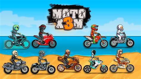 Play Moto X3M Unblocked! Bike race through exciting levels in the
