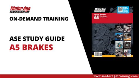 Motor age ase training guides brakes a5. - Iso 9000 explained sixty five requirements checklist and compliance guide.