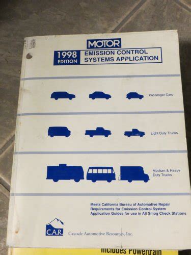 Motor emission control system application guide 1996. - Área 51 serie de libros wiki.