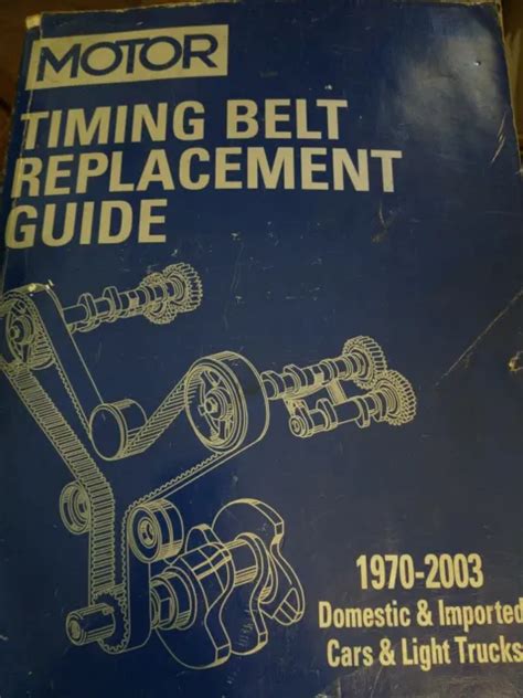 Motor timing belt replacement guide 1970 2003. - Wahren grunsätze zum gebrauch der harmonie als ein zusatz zu der kunst des reinen satzes in der musik..