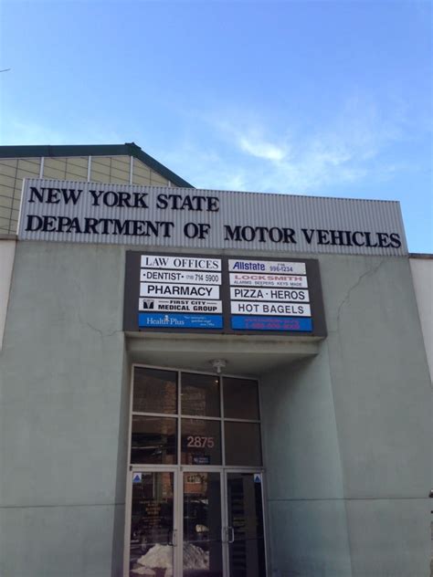 Coney Island NY DMV Office. The Coney Island NY DMV Office is located in Brooklyn, New York and offers the following services: Driver's License and Renewal, Identification Cards, Written Test, Vehicle Registration, Vehicle Titles, License Plates, Commercial Driver's License (CDL), CDL Written Test, CDL Driving Test at this location.