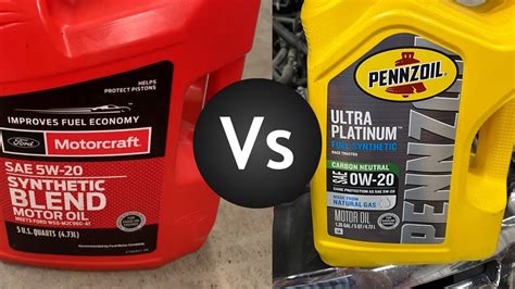 Motorcraft vs. Pennzoil YB 5w-20 Bob Is The Oil Guy