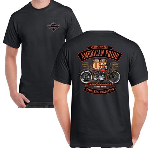 Motorcycle Biker Muscle T-Shirt Men