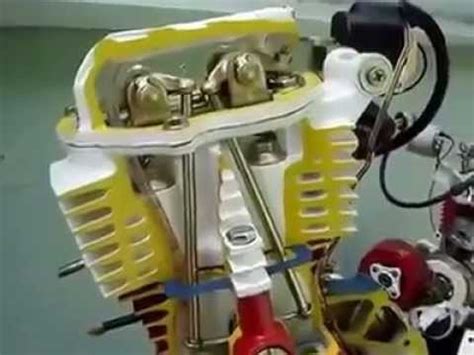 Motorcycle Engine Animation - YouTube