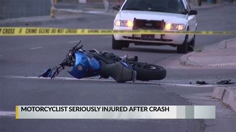 Motorcycle accident in albuquerque yesterday. ALBUQUERQUE, N.M. —. One person has been taken to the hospital in critical condition as the result of a collision between a motorcycle and a vehicle at the intersection of Juan Tabo Boulevard NE ... 