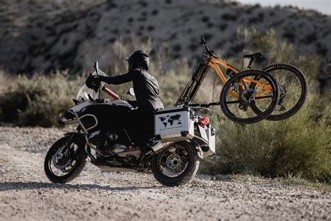 Motorcycle bike rack. Oct 20, 2563 BE ... To be able to reach the mountain bike trails on his motorcycle, Chris installed a bolt-on bicycle rack on his KTM 1090 Adventure. He uses the ... 